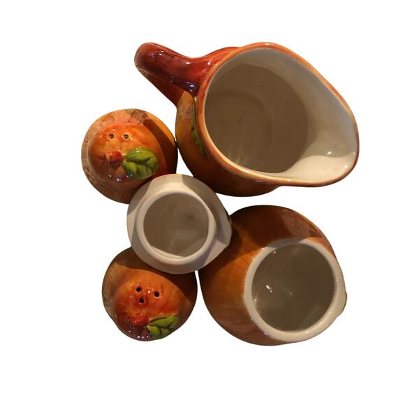 Tuscan Pear Sugar and Creamer Salt and Pepper Jane Addams - Picture 6 of 8